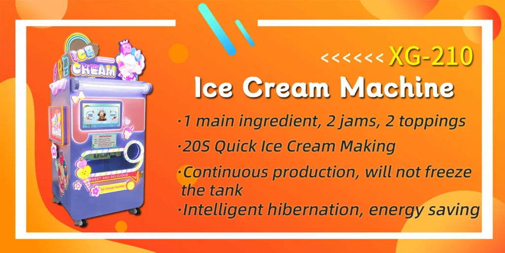 Automatic Ice Cream Vending Machine XG-210