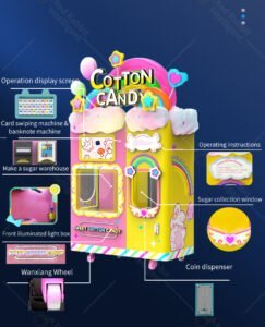 Cotton Candy vending Machine