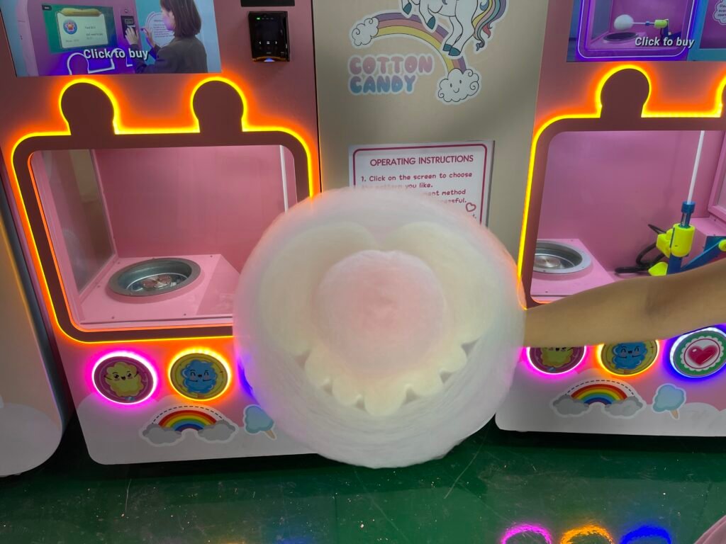 cotton candy vending machine