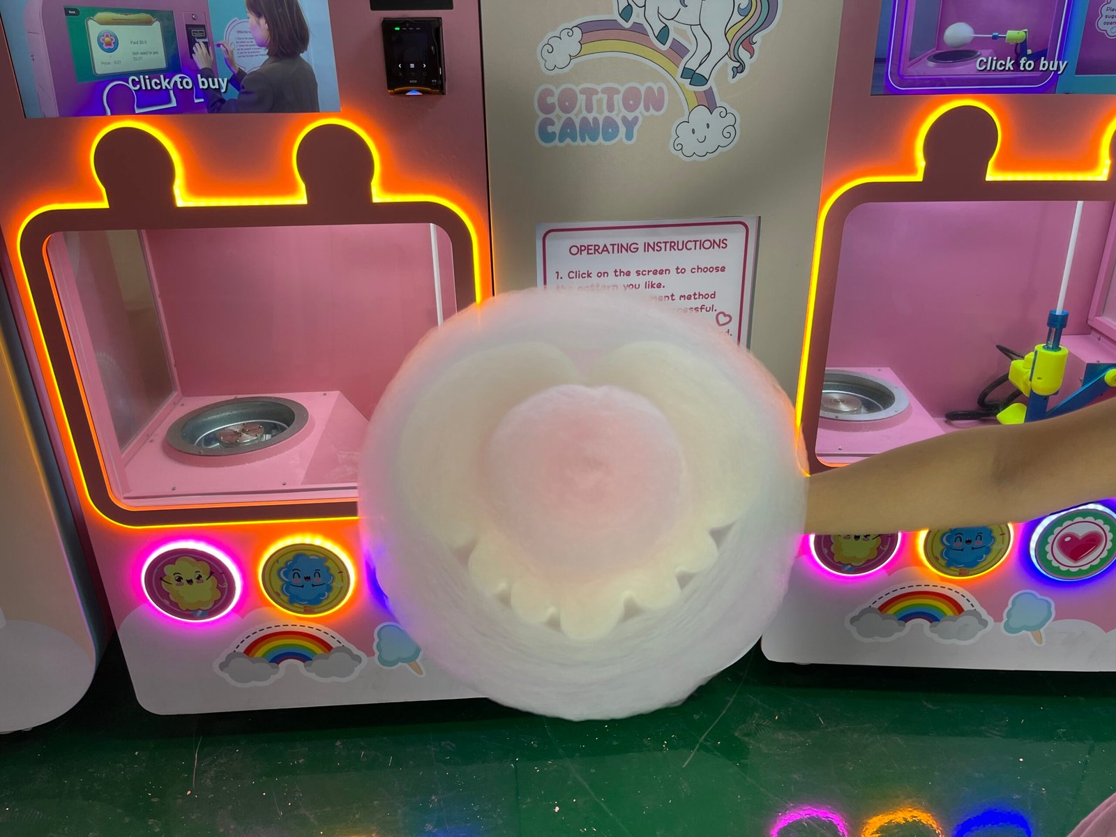 cotton candy vending machine