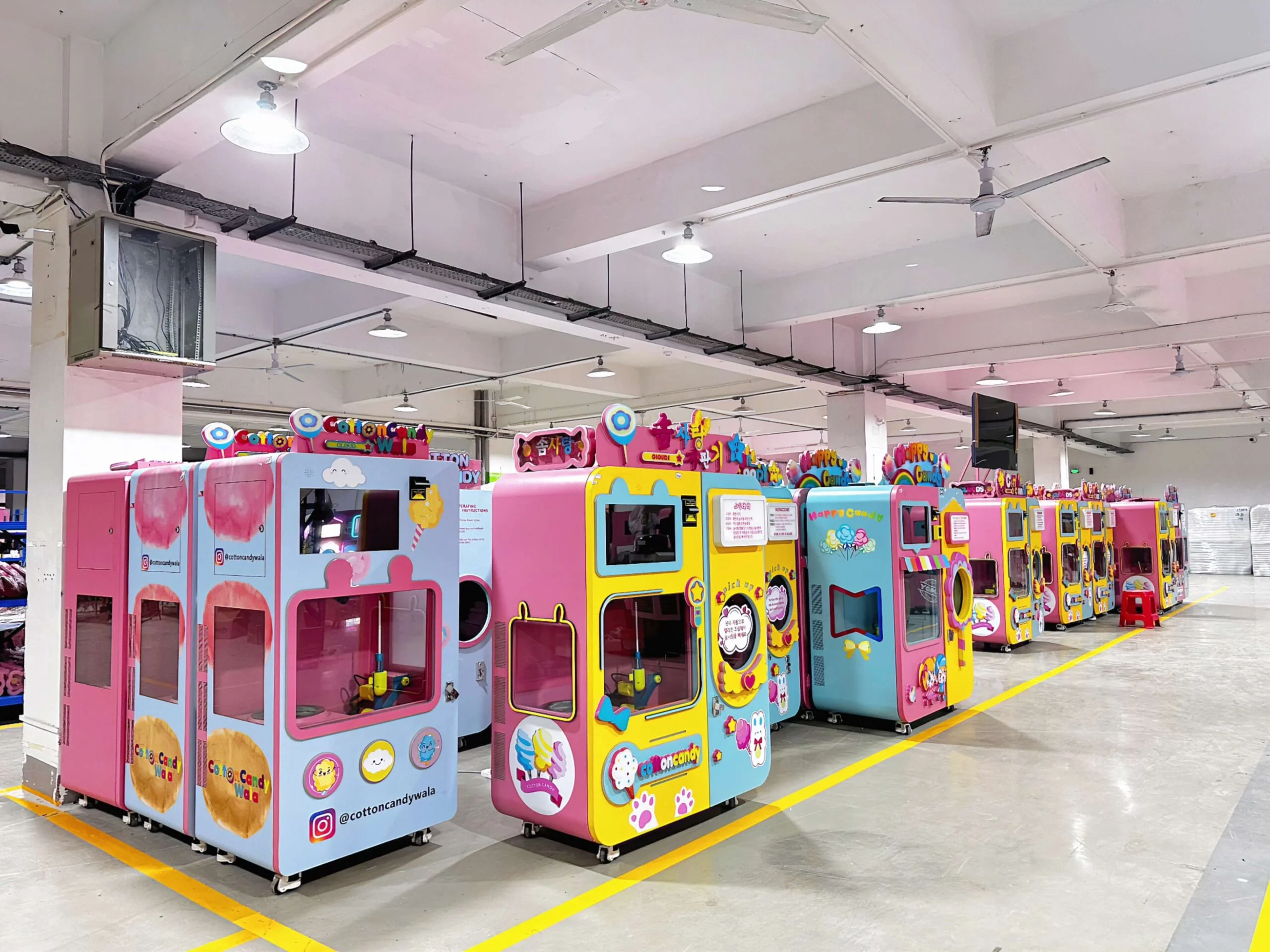 Red Rabbit vending machine assembly workshop