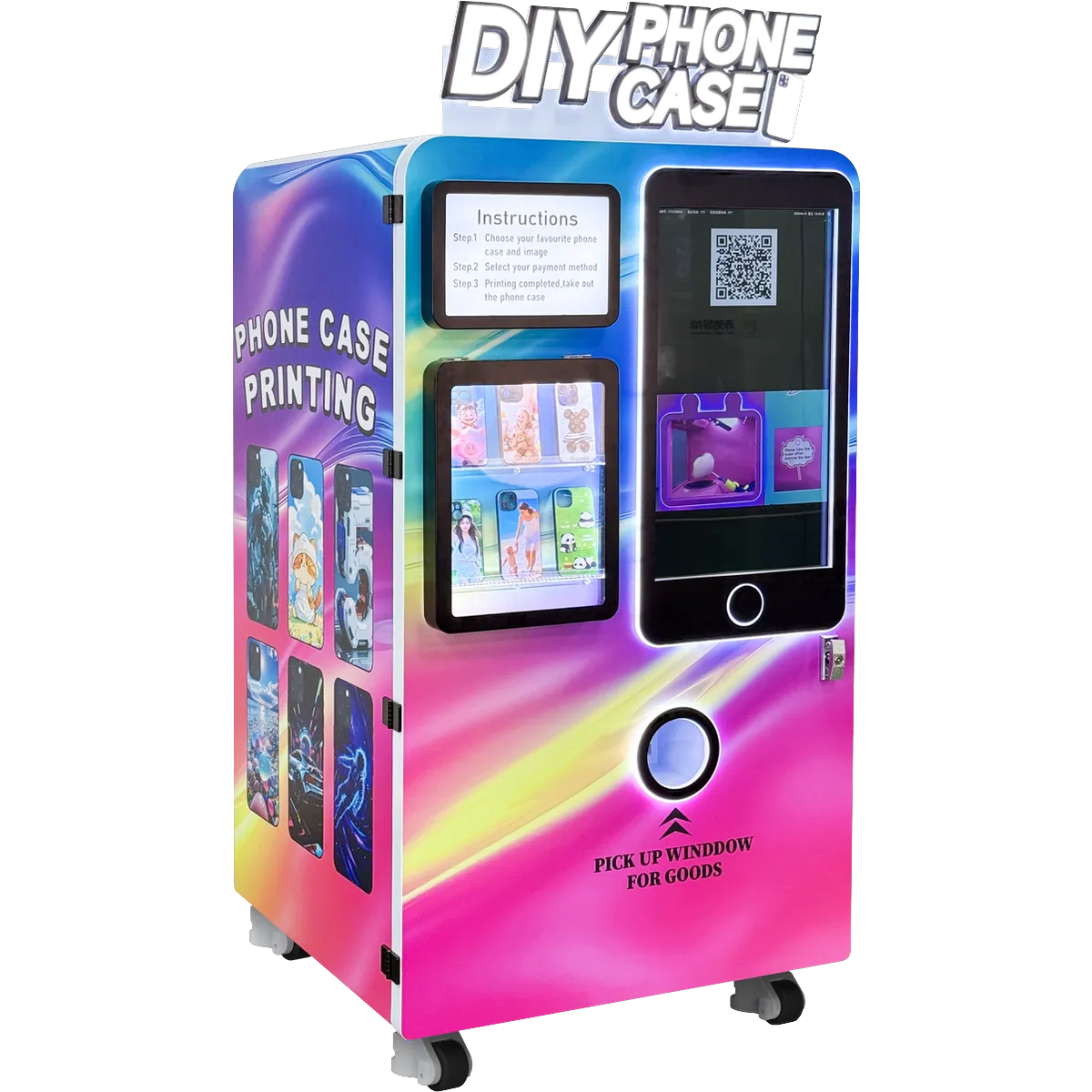 Red Rabbit phone case printer vending kiosk