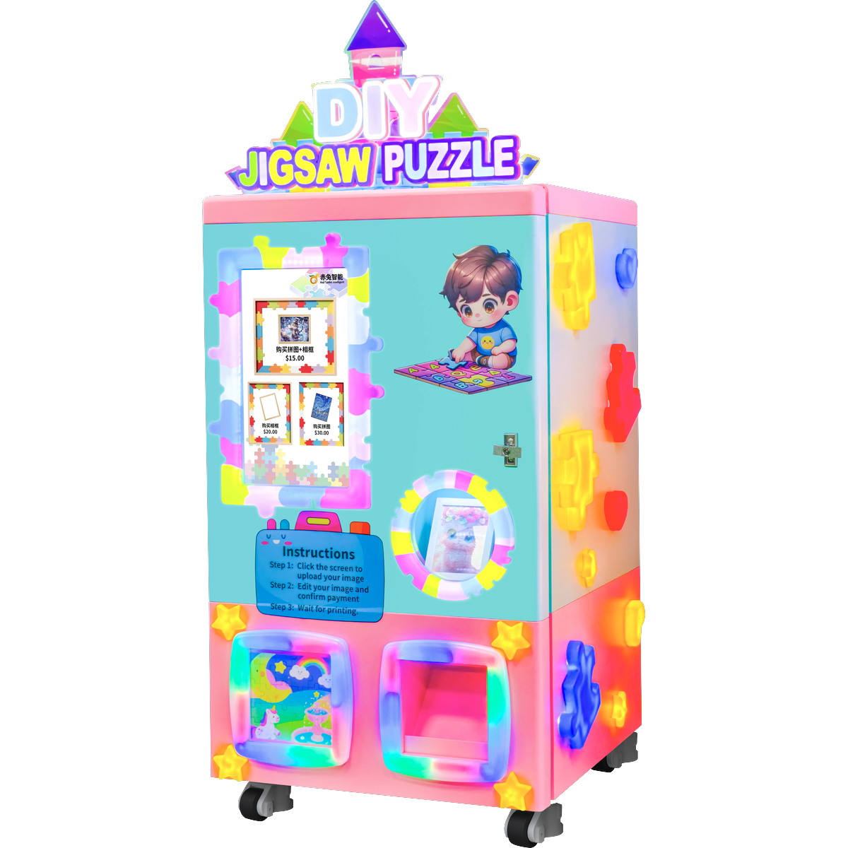 CT-PTJ370 puzzle printing vending machine