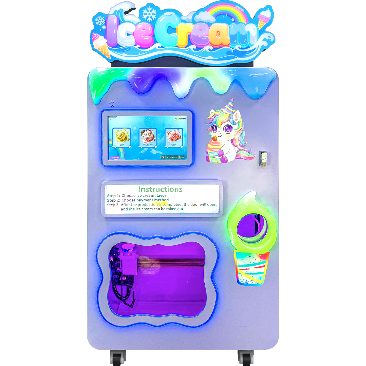 CT-XG260 automated ice cream vending machine