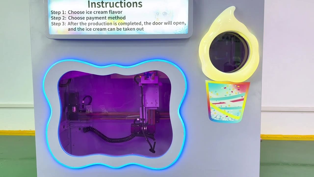 CT-XG260 video frame showing the automated mechanism inside the preparation window